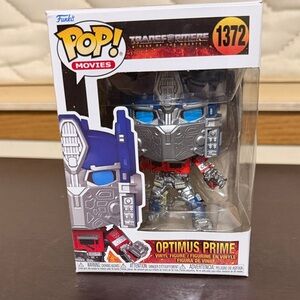 Funko Pop Transformers Optimus Prime Figure - Silver, Blue, Red